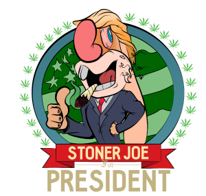 Stoner Joe the Bunny fof president panel 1 copy